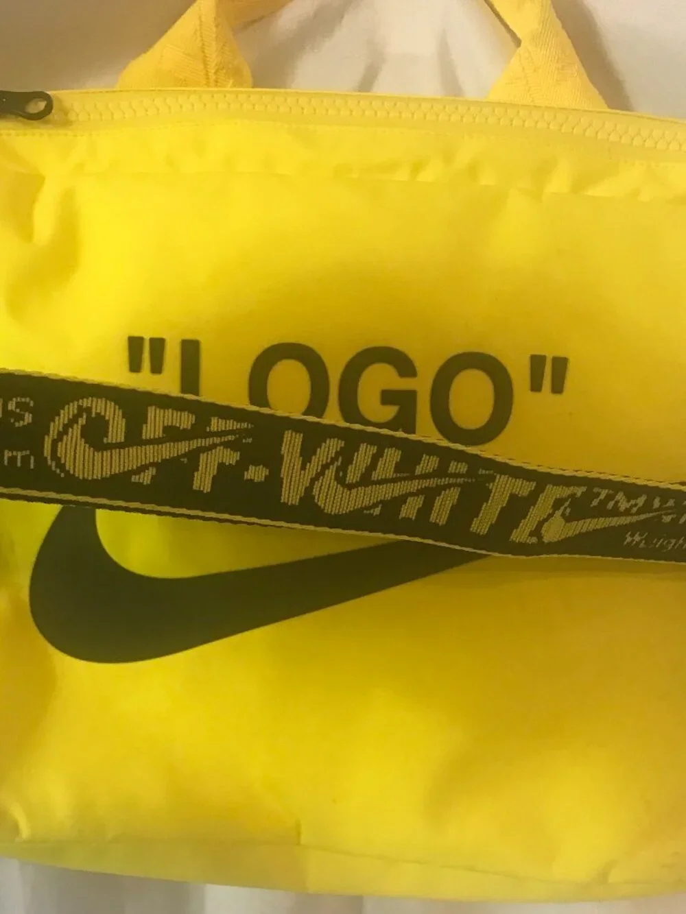 Nike X Off White Utility Vest LOGO Sport Cut Bag (ONLY) NO VEST